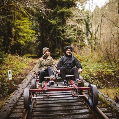 Pedal through Redwood Forest