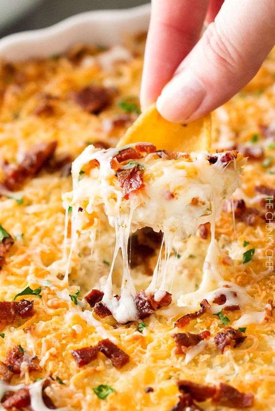 Hot Bacon Jalapeno Popper Dip