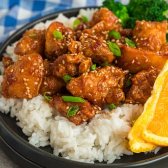Air Fryer Orange Chicken feature