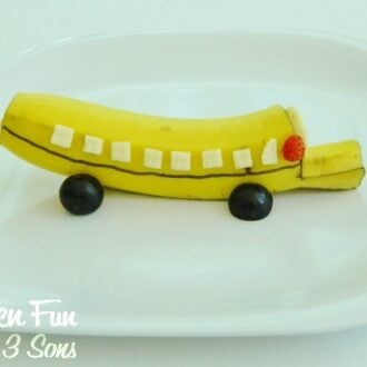 Banana bus back to school snack