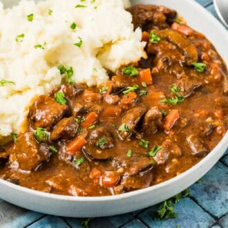 Beef and Mushroom Stew feature