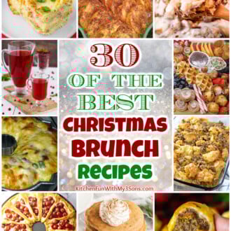 30 of the BEST Christmas Brunch Recipes pin