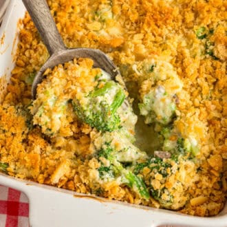 Broccoli Cheese Casserole feature