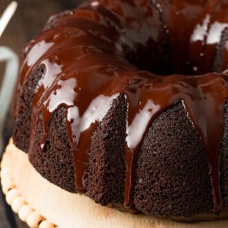 Brownie Bundt Cake feature