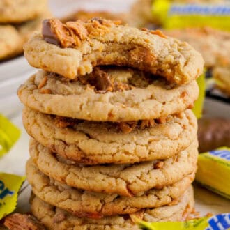 stacked Butterfinger Cookies feature