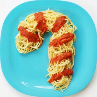 candy cane spaghetti