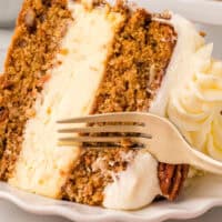 carrot cheesecake cake feature
