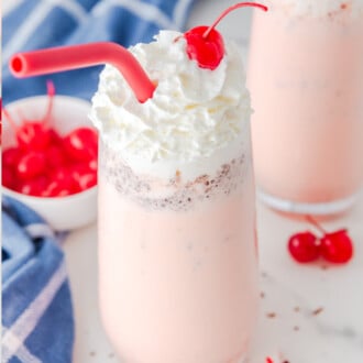 Chick Fil A Peppermint Milkshake feature