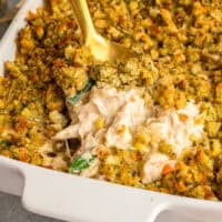 Chicken and Stuffing Casserole feature