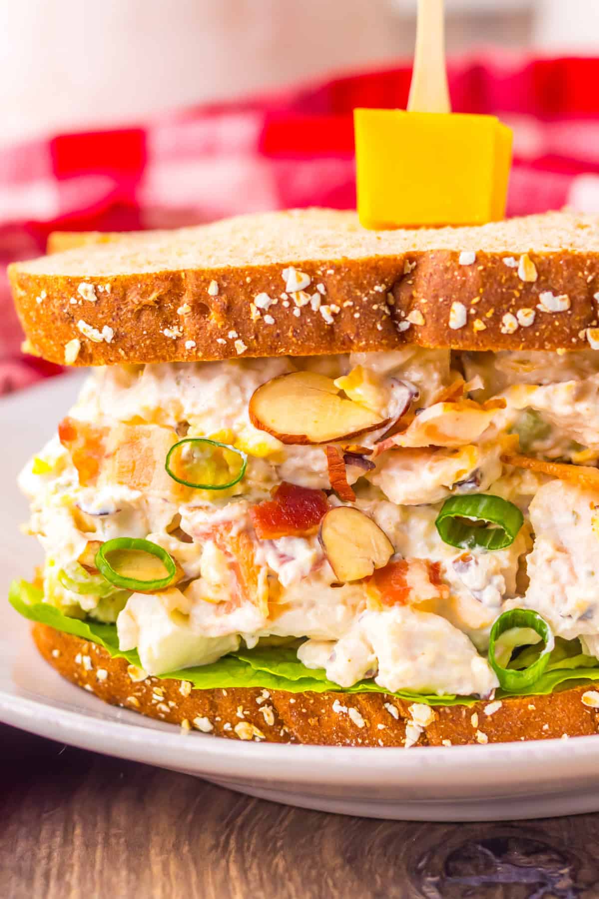 Chicken Salad with Bacon Sandwich