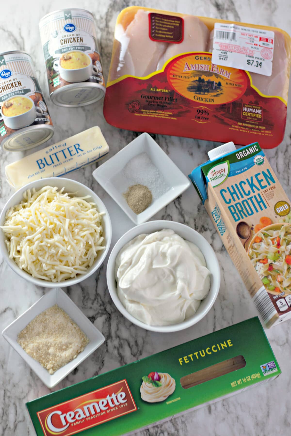 ingredients for chicken tetrazzini