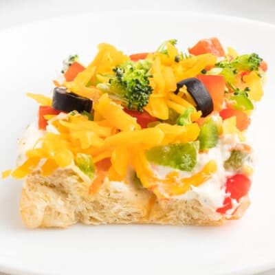 Crescent Roll Veggie Pizza feature