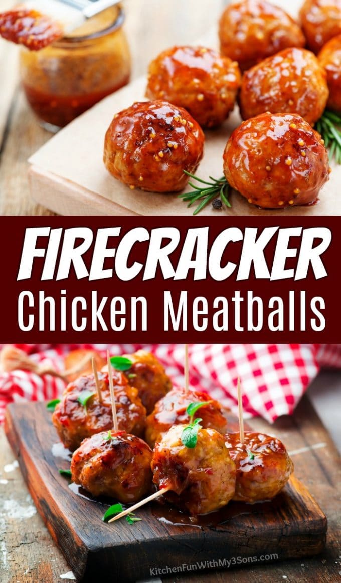 Firecracker Chicken Meatballs