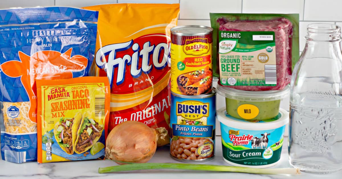 Frito Pie ingredients