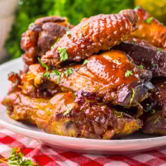 Honey Garlic Chicken Wings feature