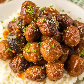 Honey Garlic Meatballs feature