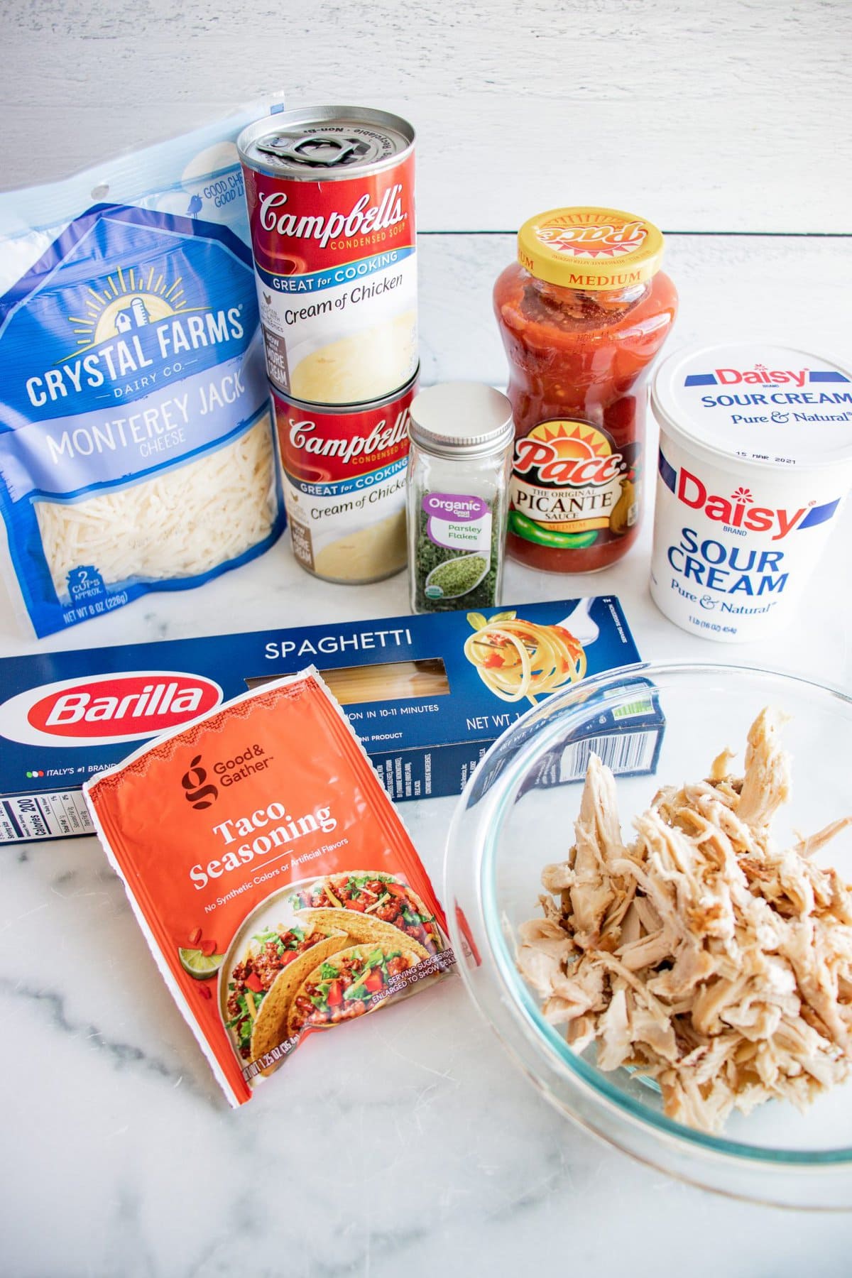 chicken spaghetti ingredients