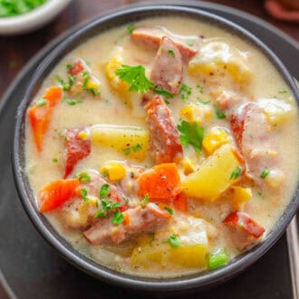 Kielbasa Potato Soup feature