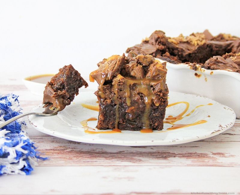 Milky Way Carame Brownies