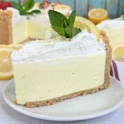 No Bake Lemon Cheesecake feature