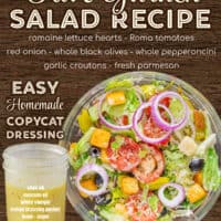 Olive Garden Salad Recipe pin