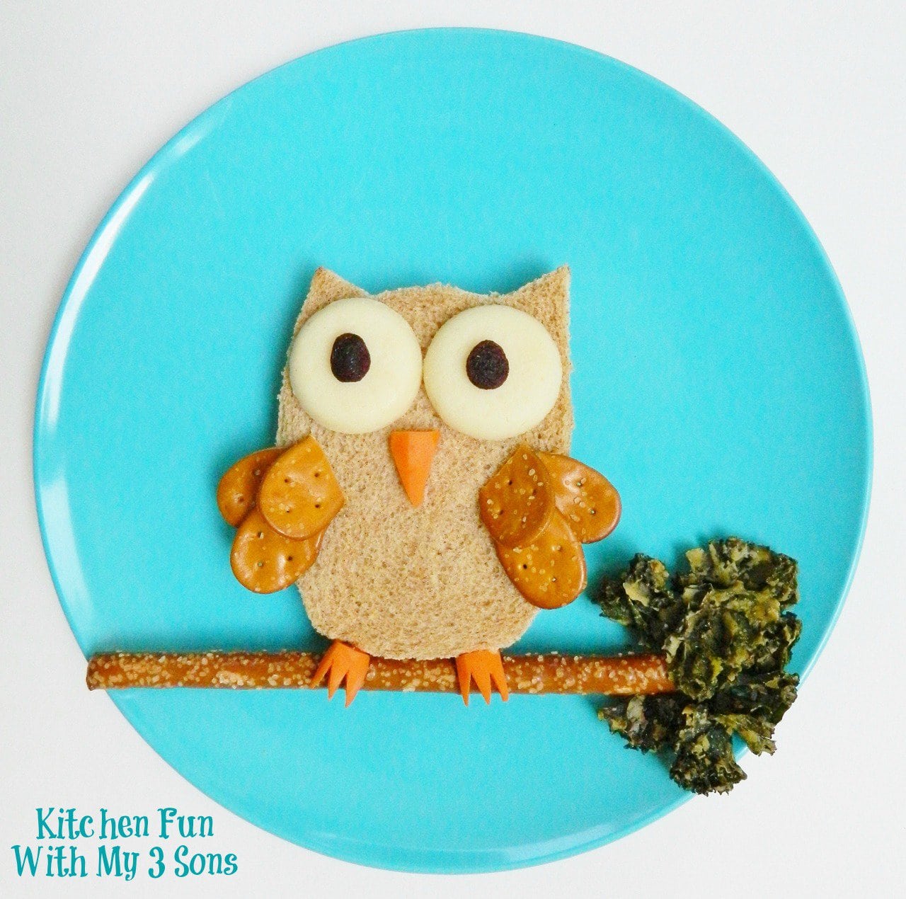 Owl Lunch from KitchenFunWithMy3Sons.com Owl Sandwich