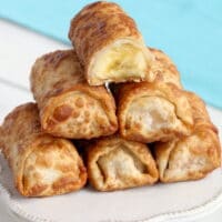 peanut butter banana egg roll