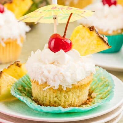 Pina Colada Cupcakes feature