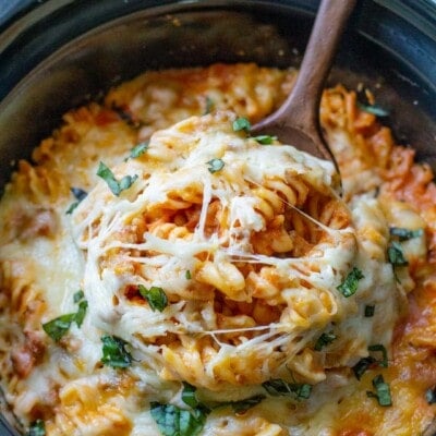Slow Cooker Pizza Casserole