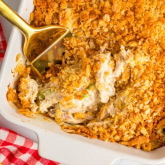 Ritz Cracker Chicken Casserole feature
