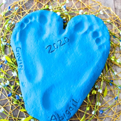 Salt Dough Footprints