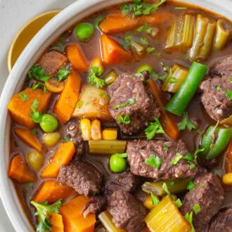 Vegetable Beef Soup feature