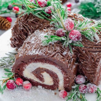 Yule Log Cake feature