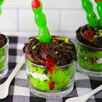 zombie cake cups